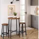 Барний стілець Leobert Halmar 2 штуки в стилі Loft коричневий