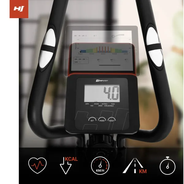 Орбітрек магнітний Hop-Sport HS-450B Dynamic чорно-золотистий