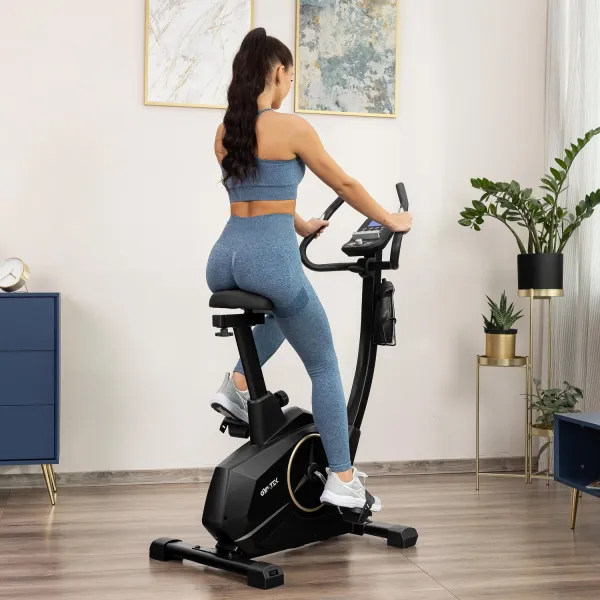 Велотренажер Gymtek XB4000 iConsole+ електромагнітний золотий