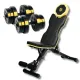Набір Besport PowerPro гантелі 2х21кг з лавою WB-002