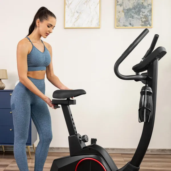 Велотренажер Gymtek XB4000 iConsole+ електромагнітний червоний