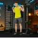 Стойки под штангу Trex Sport TX-100S регулируемые с ручками для отжиманий