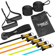 Набор резинок с эспандерами Trex Sport TX-050TSV черный