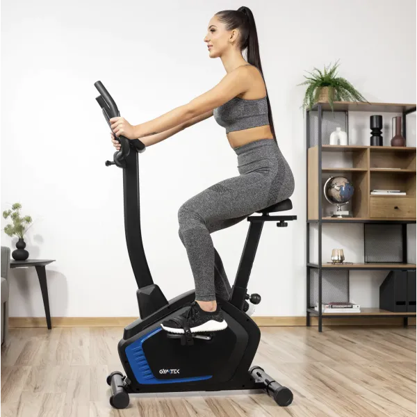 Велотренажер Gymtek XB1800 електромагнітний синій