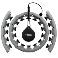 Хулахуп Trex Sport TX-010CHH масажний з обважнювачем сірий