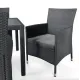 Садовая мебель Di Volio VERONA 8+1 серый/серый