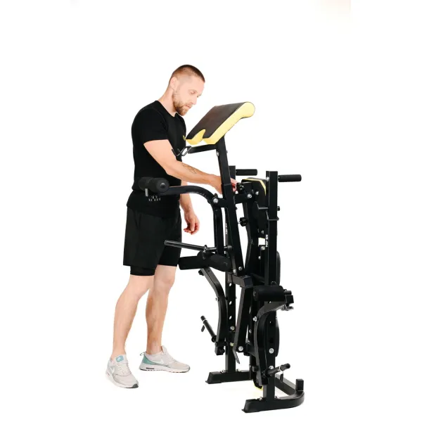 Набір Besport PowerPro 89кг з прямим грифом та лавою Besport WB-004
