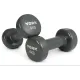 Гантелі для фітнесу вінілові круглі York Fitness 2х4кг сірий