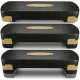 Степ платформа Hop-Sport HS-PP033AS чорно-золота