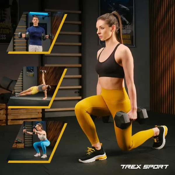 Гантелі для фітнесу композитні TREX Sport TX-005CD 2x5кг