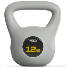 Гиря виниловая 12кг Trex Sport TX-012CKB серый