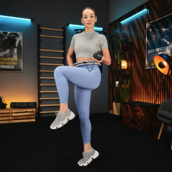 Хулахуп Trex Sport TX-010CHH масажний з обважнювачем сірий