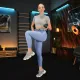Хулахуп Trex Sport TX-010CHH масажний з обважнювачем сірий