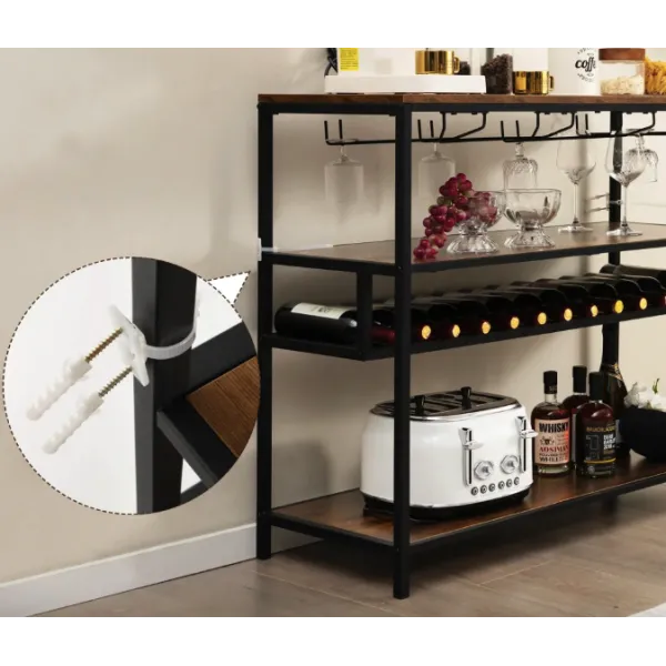 Стіл для кухні Costway Alfred фуршетний в стилі Loft