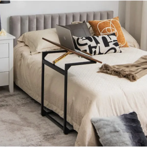 Журнальный столик Costway Allegro с регулируемой столешницей в стиле Loft