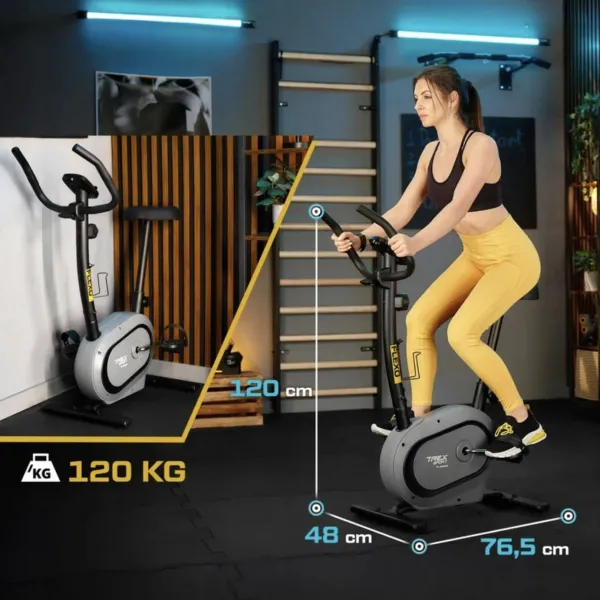 Велотренажер Trex Sport TX-450MB FLEXO магнітний сірий