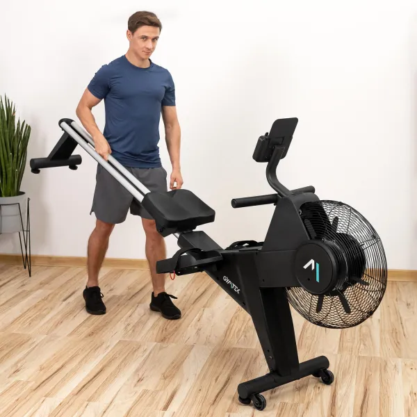 Гребний тренажер Gymtek XR2000 електромагнітний з аеродинамічним навантаженням