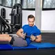 Мат гимнастический жесткий Gymtek 5см темно-синий
