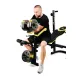 Набір Besport PowerPro 89кг з прямим грифом та лавою Besport WB-004