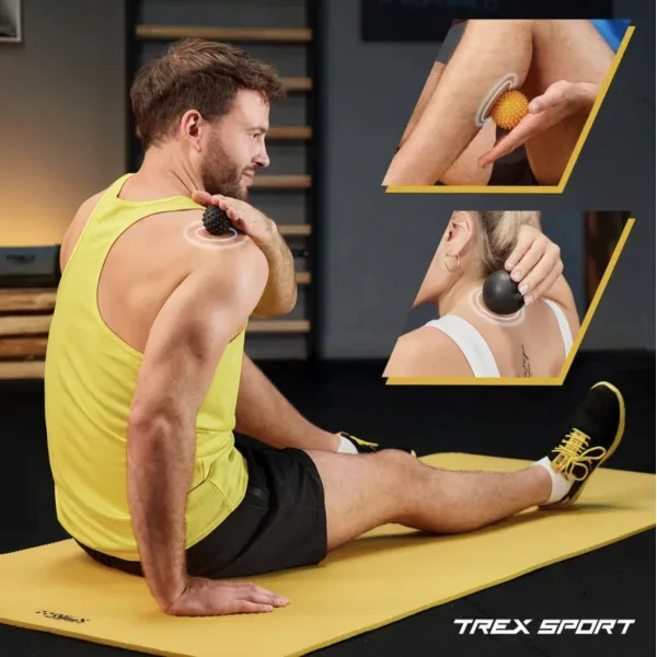 Набір масажних м'ячів Trex Sport TX-005MSC 5в1 для йоги та фітнесу EPP