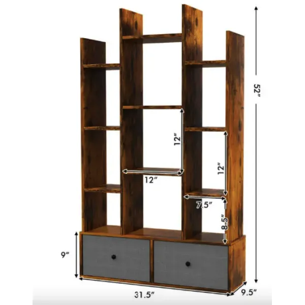 Стелаж Costway Drawer в стилі Loft