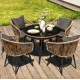 Комплект садових меблів Di Volio Rieti бежевий, сірий