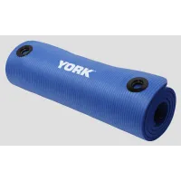 Мат для фитнеса с отверстиями York Fitness NBR 1см синий