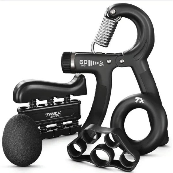 Набір регульованих еспандерів 5-60кг Trex Sport TX-005HSA чорний