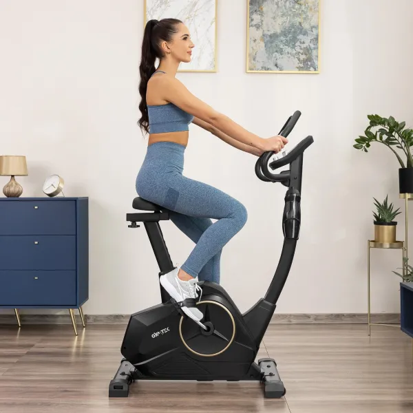 Велотренажер Gymtek XB4000 iConsole+ електромагнітний золотий