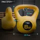 Гиря вінілова 8кг Trex Sport TX-008CKB жовта