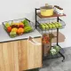 Стеллаж Costway Vroda мобильный в стиле Loft