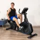 Горизонтальний велотренажер Gymtek XBR6000 електромагнітний синій