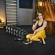 Гантеля шестигранна прогумована TX-250RD Trex Sport 25кг