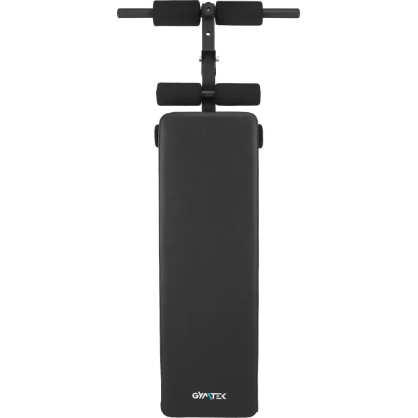 Похила лава для тренувань преса Gymtek XL200 з еспандерами для дому