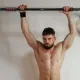 Турнік розсувний GYMTEK 63-100см чорно-червоний
