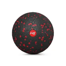 Массажный мяч EPP 80 мм Hop-Sport HS-S008MBR черно-красный