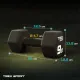Гантелі для фітнесу неопренові TREX Sport TX-090VD 2x9кг