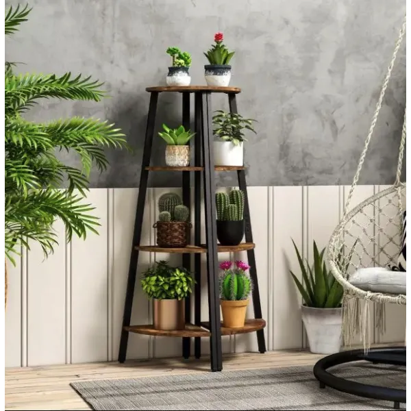 Етажерка Costway Leo кутова в стилі Loft