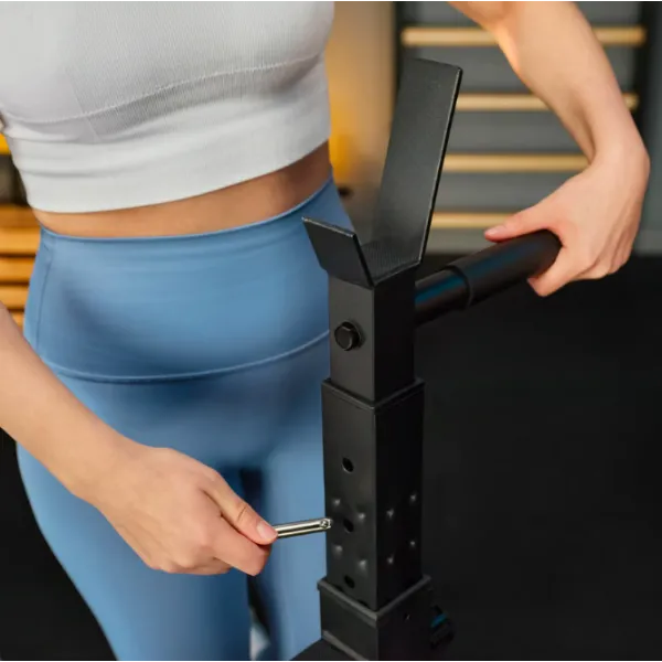 Стойки под штангу Trex Sport TX-100S регулируемые с ручками для отжиманий