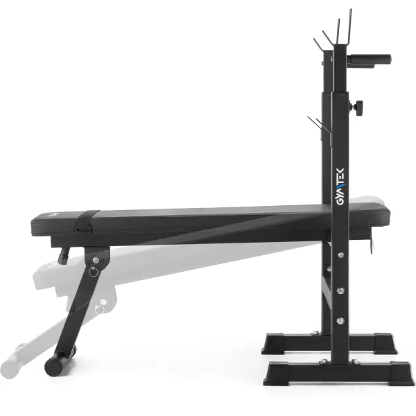 Лавка зі стійками для тренувань зі штангою Gymtek XL700 складана