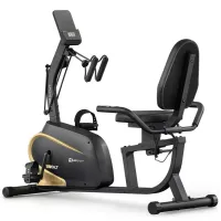 Горизонтальный велотренажер Hop-Sport HS-045L Volt магнитный золотистый