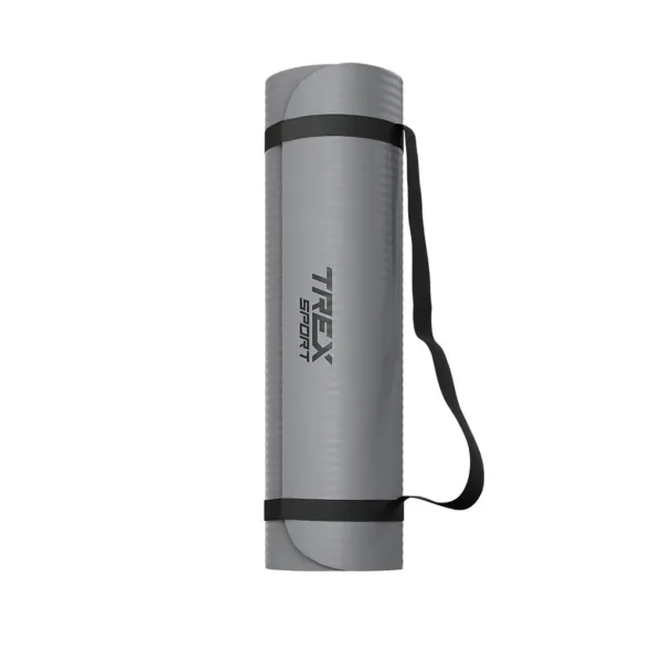 Коврик для йоги Trex Sport TX-018NGM NBR 1см 180х60 сірий