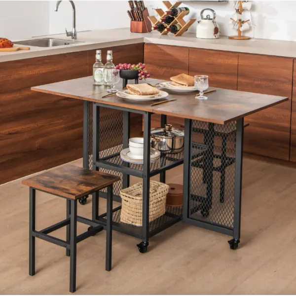 Комплект мебели Costway Design раскладной стол со стульями в стиле Loft