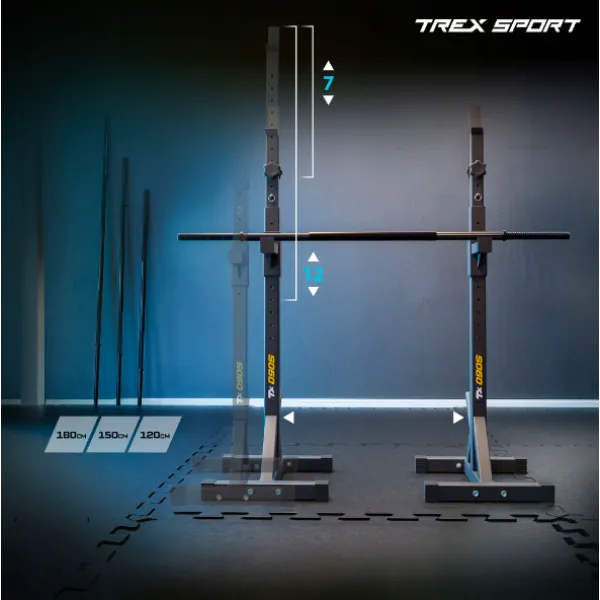 Стойки под штангу Trex Sport TX-090S регулируемые