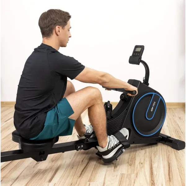Гребний тренажер Gymtek XR1000 магнітний синій