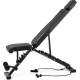 Складана регульована лавка для тренувань Gymtek XL500 з еспандерами