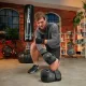 Боксерские перчатки Hop-Sport HS-BG12 12oz черные