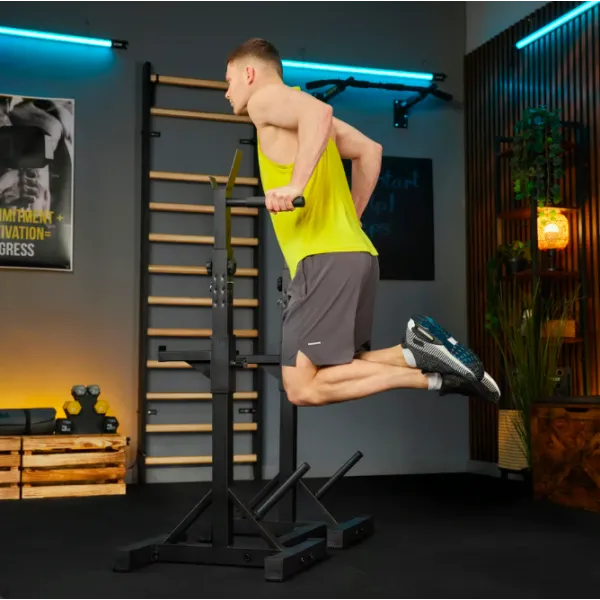 Стойки под штангу Trex Sport TX-100S регулируемые с ручками для отжиманий