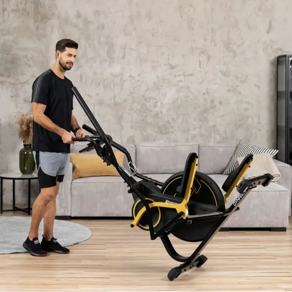 Орбітрек магнітний Hop-Sport HS-450B Dynamic чорно-жовтий