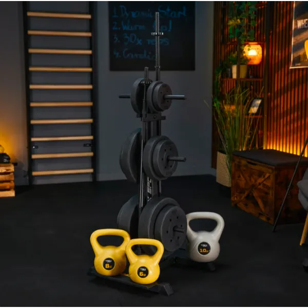 Стійка для дисків та грифів Trex Sport TX-065WR з полицями